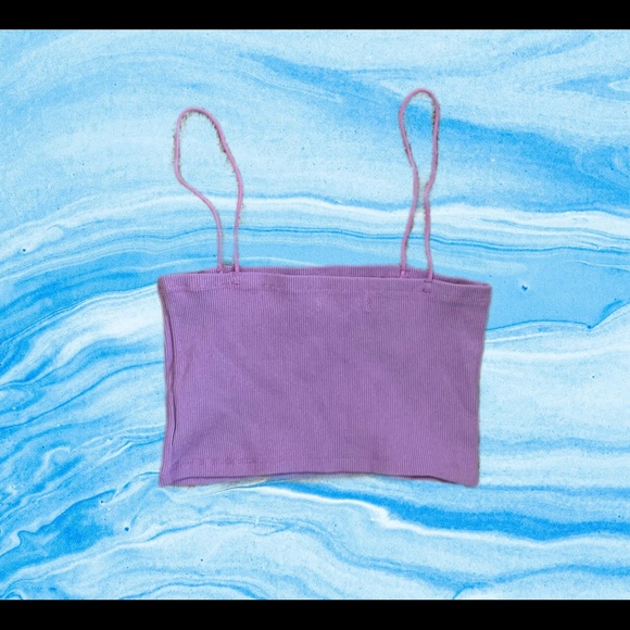 Adika Santiago Cropped Rib Tank 💜 - Picture 3 of 3